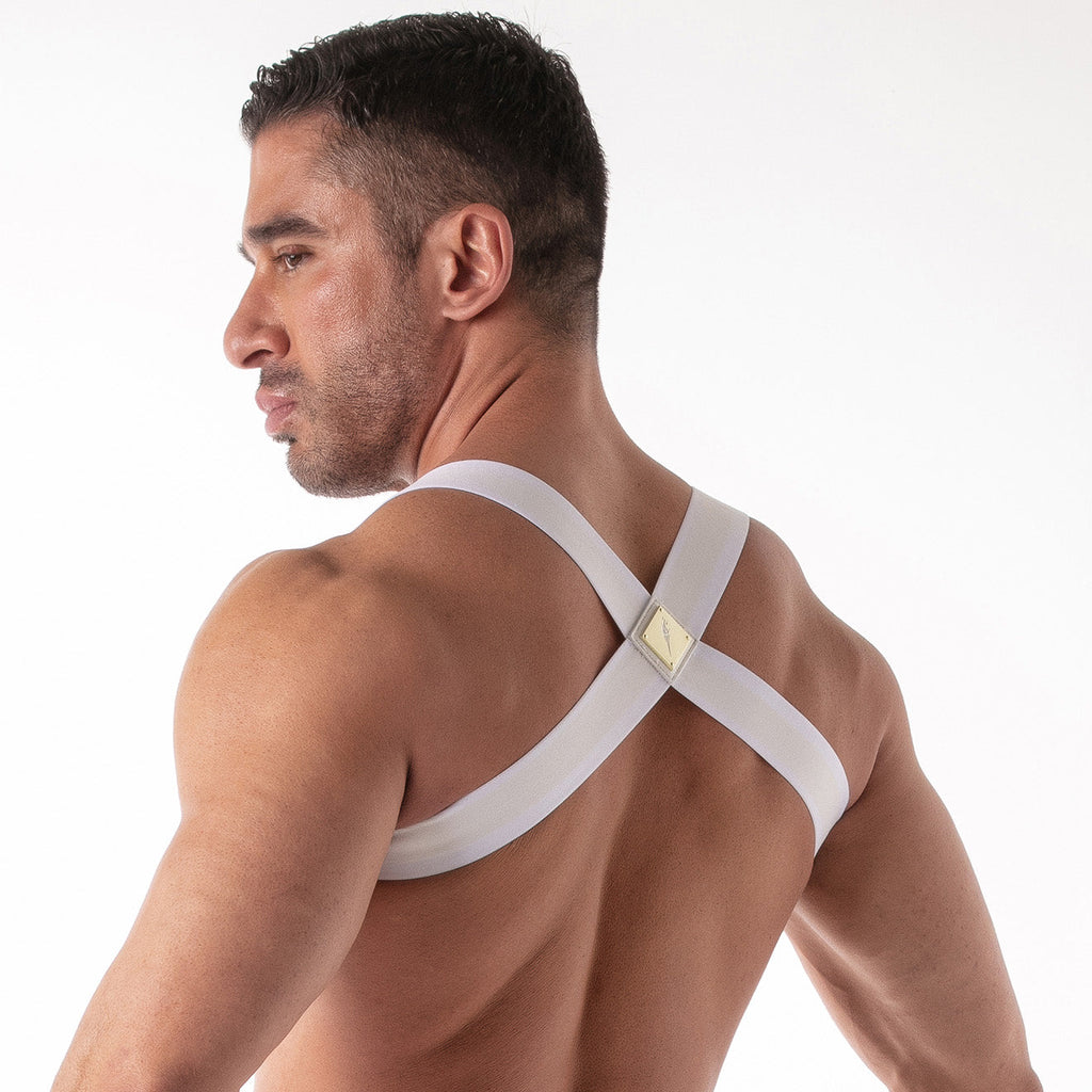 Classic Fetish Harness White