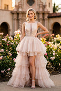 Elegant Beaded Embellished A-Line Long Formal Prom Evening Gown JTJT2489S