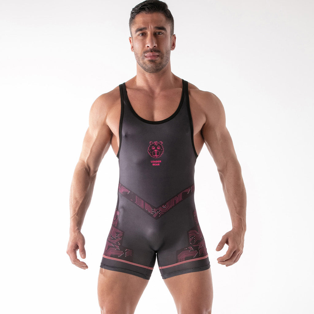 ID Party Singlet - Bear Black