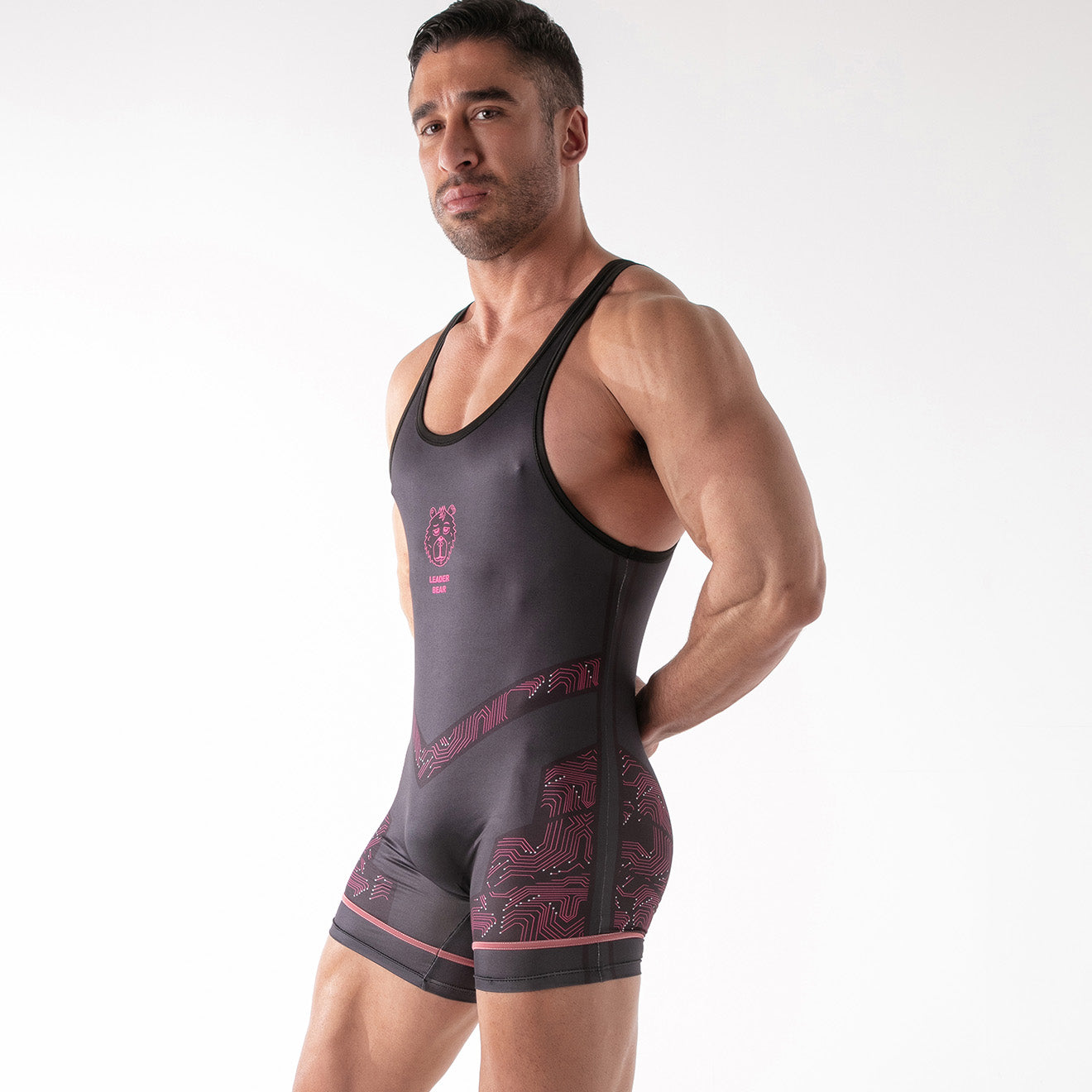 ID Party Singlet - Bear Black