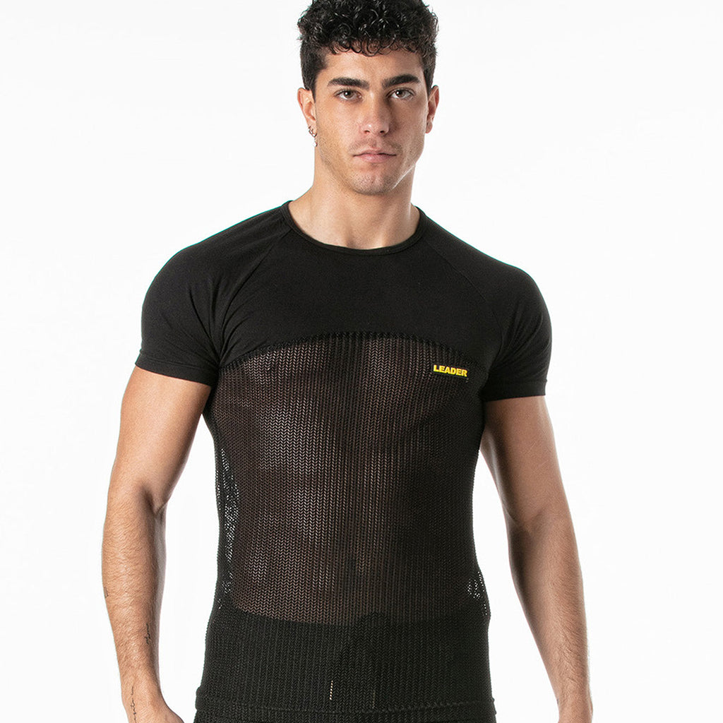 Invictus Mesh T Shirt Black
