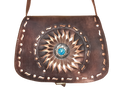 Bolso redondo con piedra