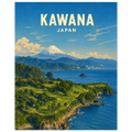 Kawana Golf Course Poster – Japan Coastal Golf Art