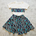 Matching T-shirt and Circle Skirt Set for Kids