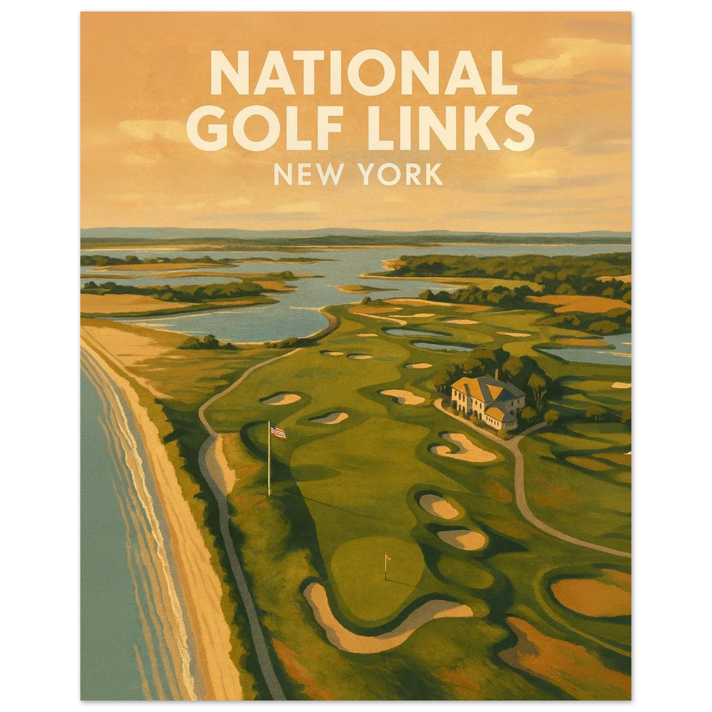 National Golf Links of America Poster – New York Golf Art