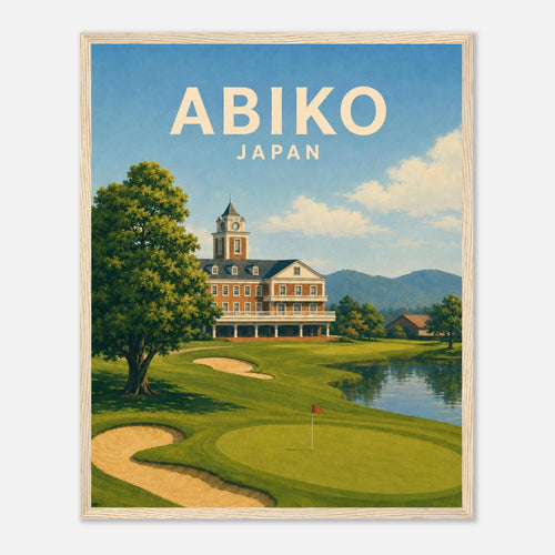 Abiko Golf Club Poster – Japan Golf Wall Art