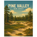 Pine Valley Golf Club Poster – New Jersey Golf Art