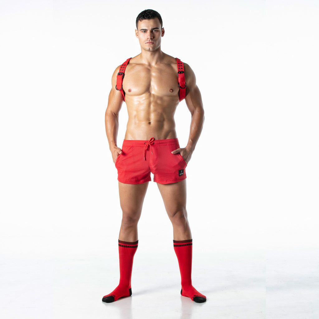 G.I. Booty Mesh Shorts Red