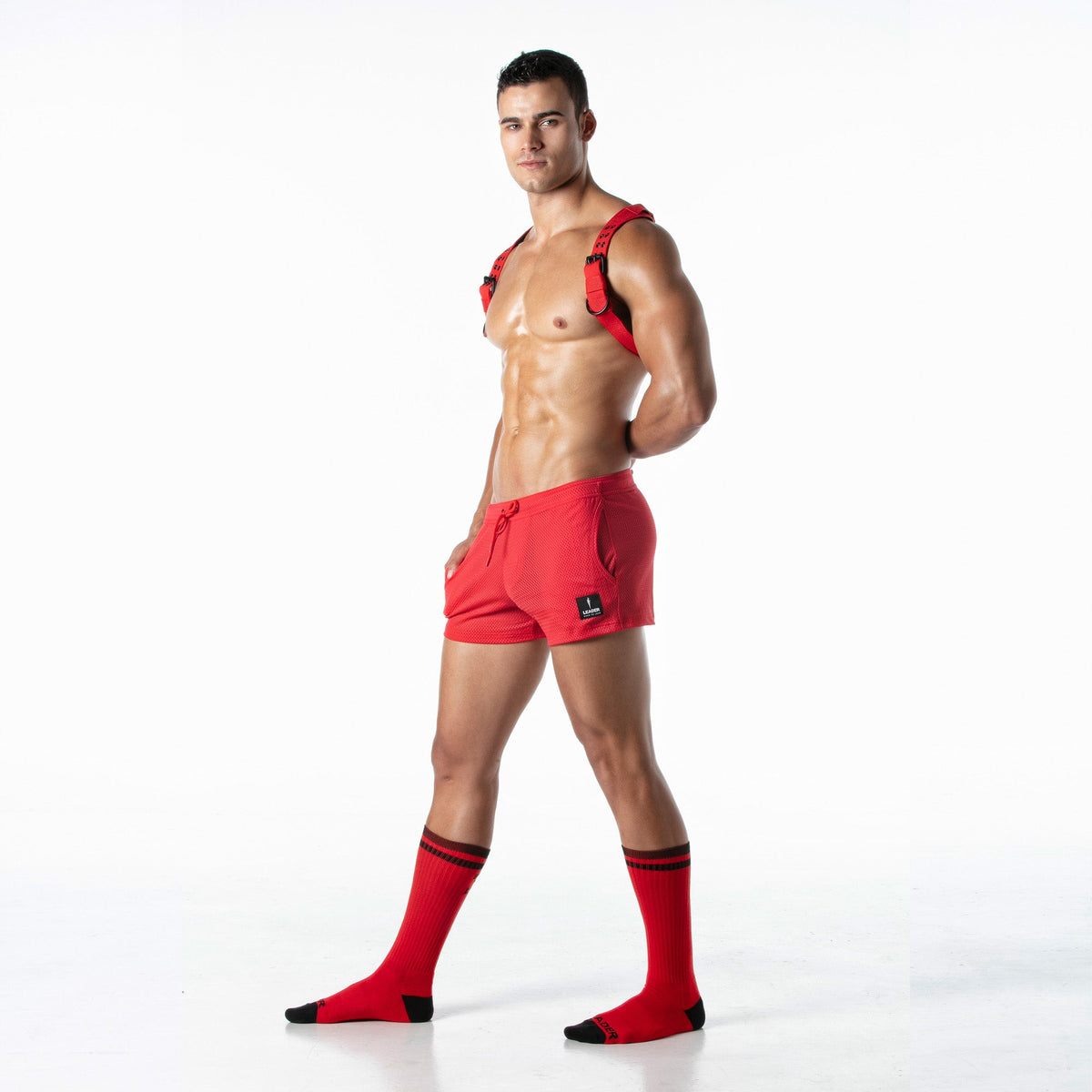 G.I. Booty Mesh Shorts Red