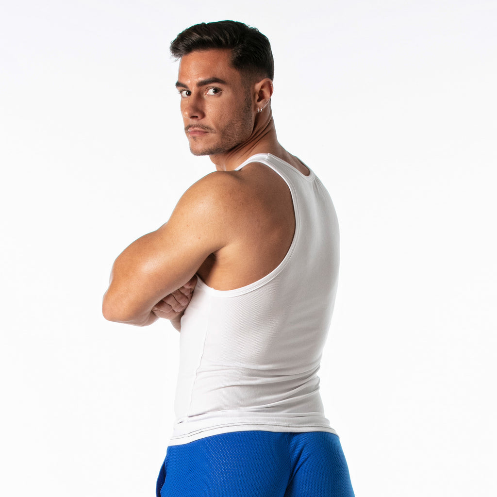 G.I. Army Tank Top White