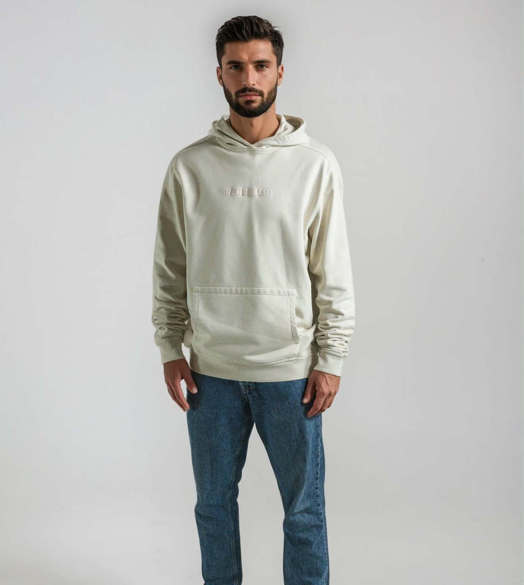 Hoodie North Blanco Roto