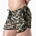 Camo Print Mesh Shorts