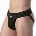 Sports Mesh Jockstrap Black