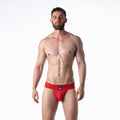 Sports Mesh Jockstrap Red