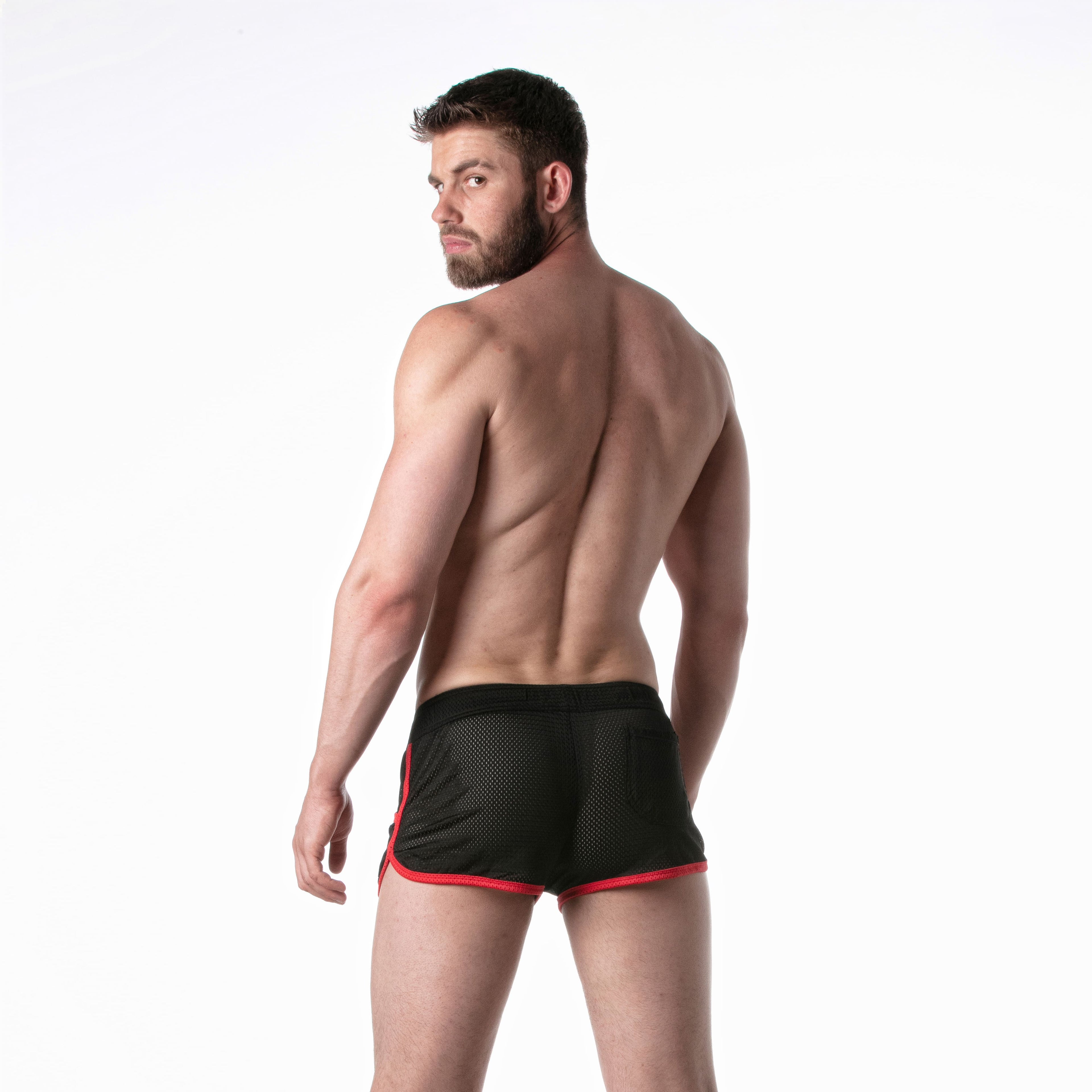 Marathon Shorts w/ Red Detail