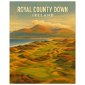 Royal County Down Golf Poster – Northern Ireland Golf Art