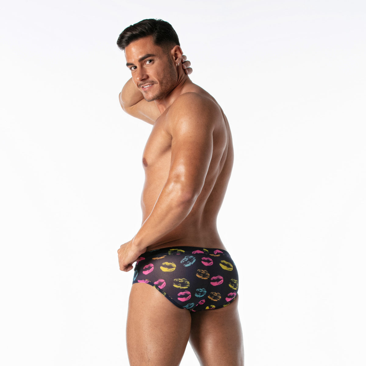 Amor Mesh Swim Briefs Navy
