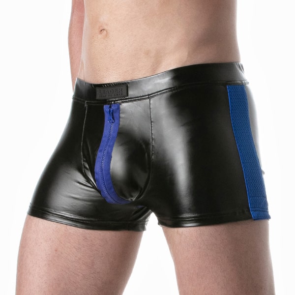 Brut Zipper Shorts Blue