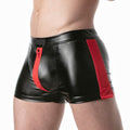Brut Zipper Shorts Red