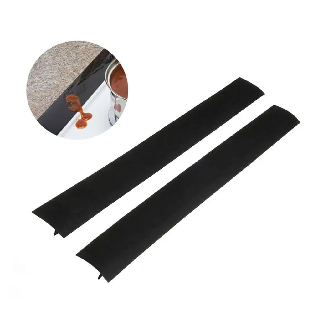 2x Silicone Stove Gap Cover Suitable for Standard Counters