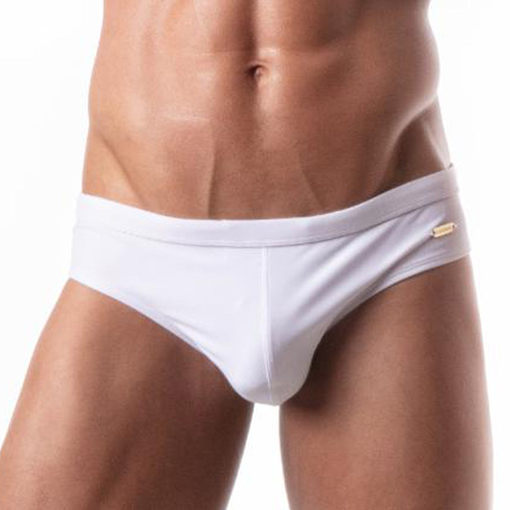 GRABBYS Swim Briefs White