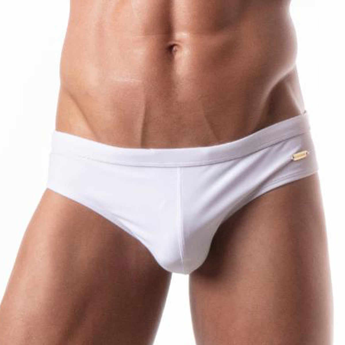 GRABBYS Swim Briefs White