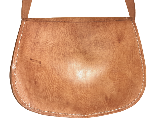 Bolso redondo con piedra