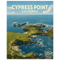Cypress Point Golf Poster – California Coastal Golf Wall Art