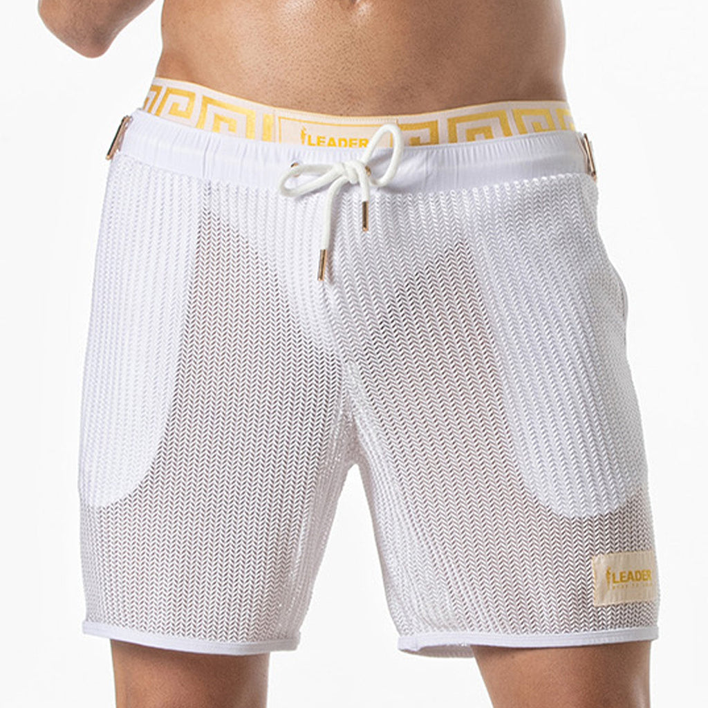 Invictus Mesh Shorts White