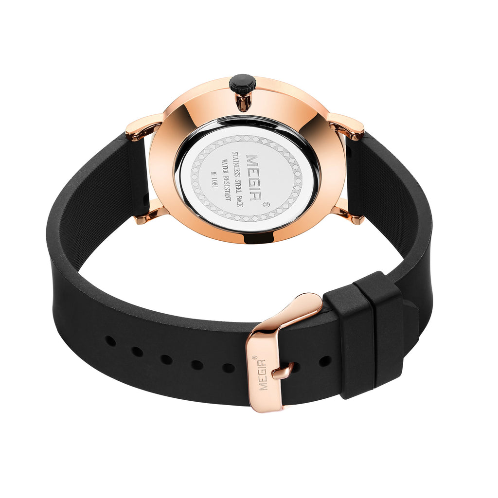 MEGIR Luxury Big Dial Mens Watch Fashion Quartz Casual Sport Wristwatch for Men Waterproof Week Date Display Clock Reloj Hombre 1081