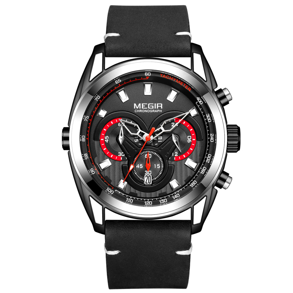 MEGIR Top Brand Luxury Men's Wrist Watch Man Luminous Waterproof Sport Men Quartz Wristwatches Relogio Masculino Dropshipping 2135