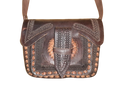 Bolso labrado vacuno tira Mediano