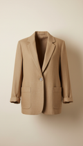 Unstructured Blazer in Warm Ash