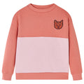 Vidaxl Kids' Block Design Sweater 128 Pink