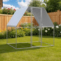 VidaXL chicken cage 2x2x2 m galvanized steel silver and gray