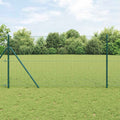 VidaXL Afrasteringspaal groen 25 x 1 m (25 x 25 mm gaas) staal