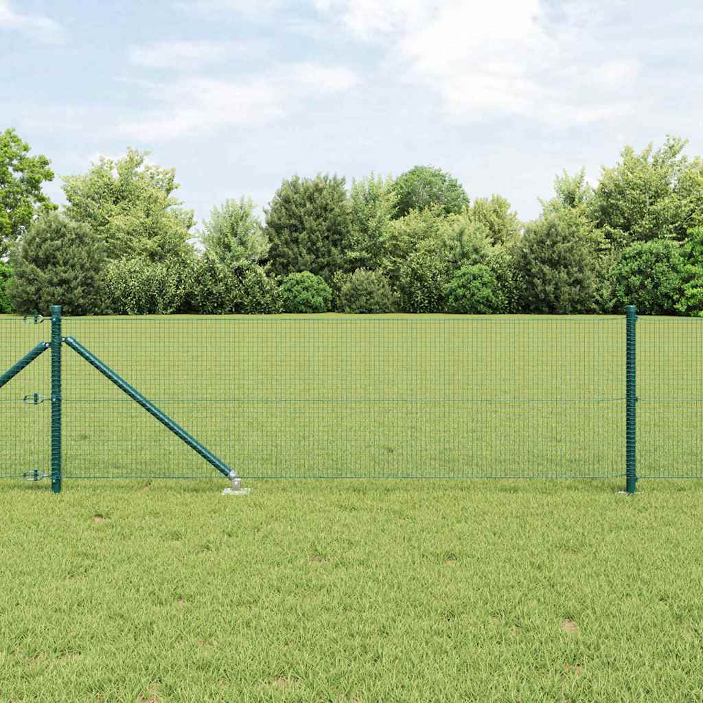 VidaXL Afrasteringspaal groen 10 x 0,6 m (16 x 16 mm gaas)
