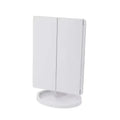 LED Lights 2X 3X Magnification Lighted Makeup Mirror,  Touch Control, Trifold Makeup Mirror, Rechargeable and dimmable light