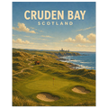Cruden Bay Golf Poster – Scotland Links Golf Wall Art
