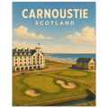 Carnoustie Golf Poster – Scotland Links Golf Print