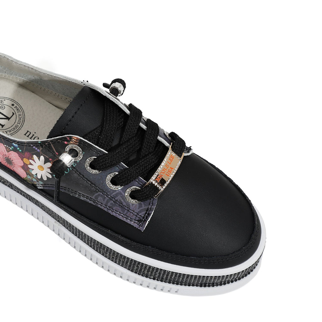ZAPATILLA DE PIEL CON PLATAFORMA Y PEDRERÍA (DREAM COMES TRUE)-3