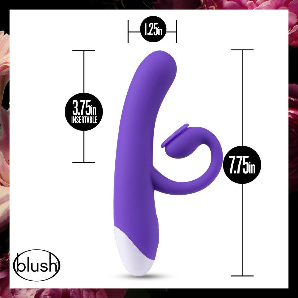 Blush Hop 7.75-Inch Clit Sucking Rabbit Vibrator