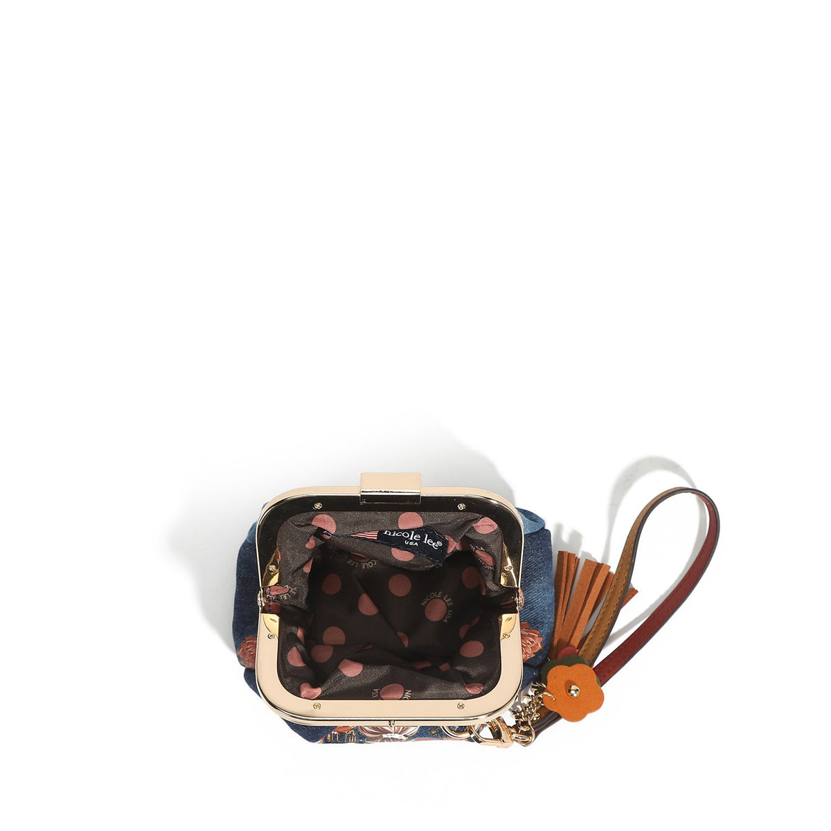 MONEDERO MINI CON CORREA DE DENIM (FAMILY YEARBOOK)