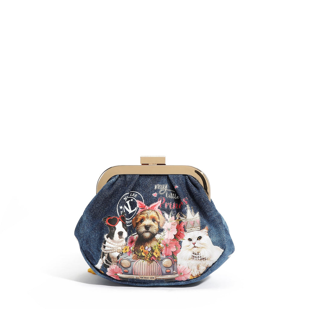 MONEDERO MINI CON CORREA DE DENIM (FAMILY YEARBOOK)