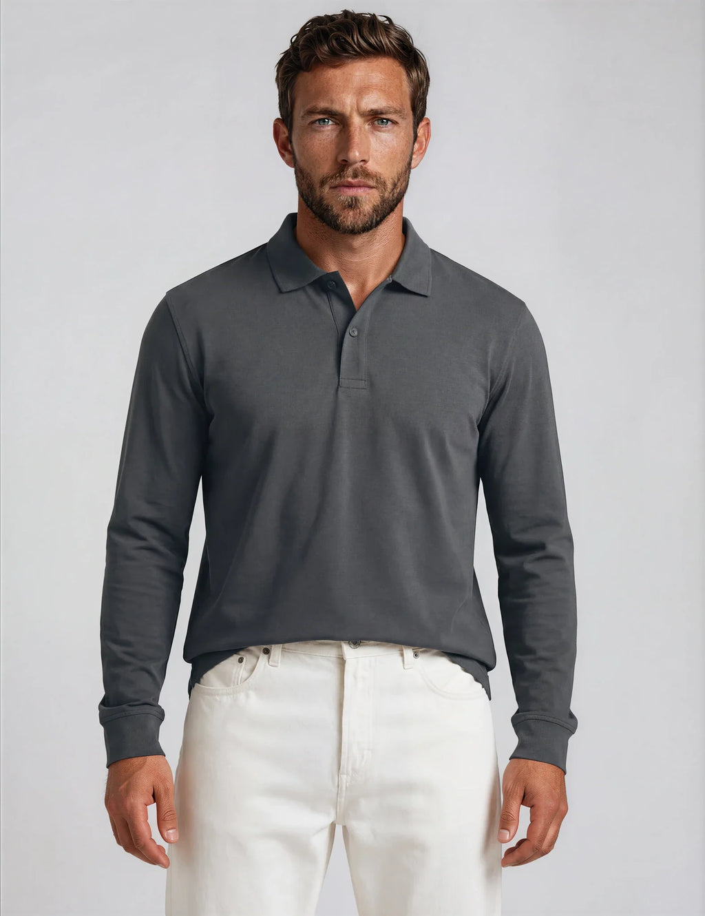Polo Orgánico Manga Larga - 014