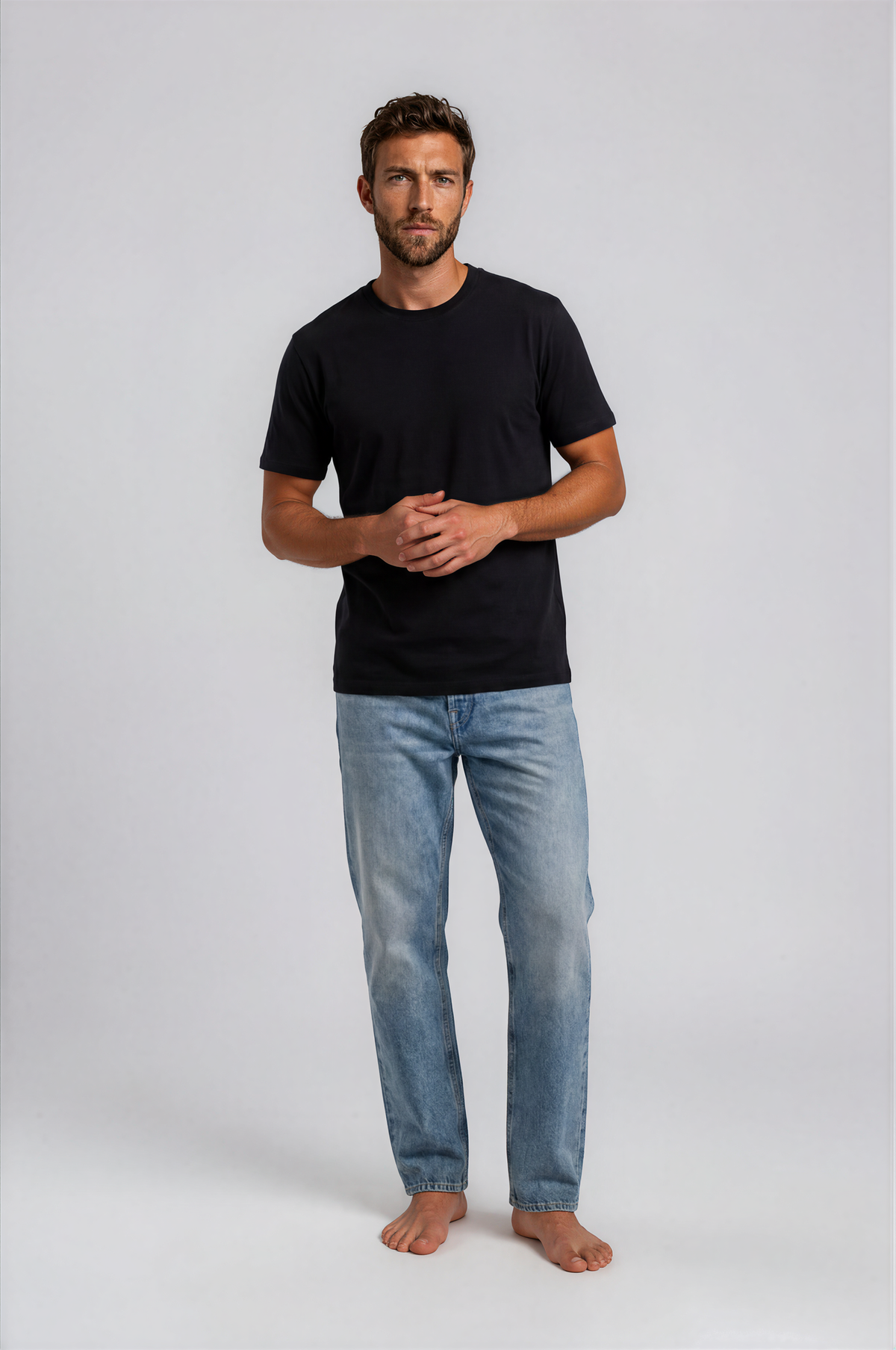 Camiseta Básica Premium Algodón Orgánico – Manga Corta Hombre