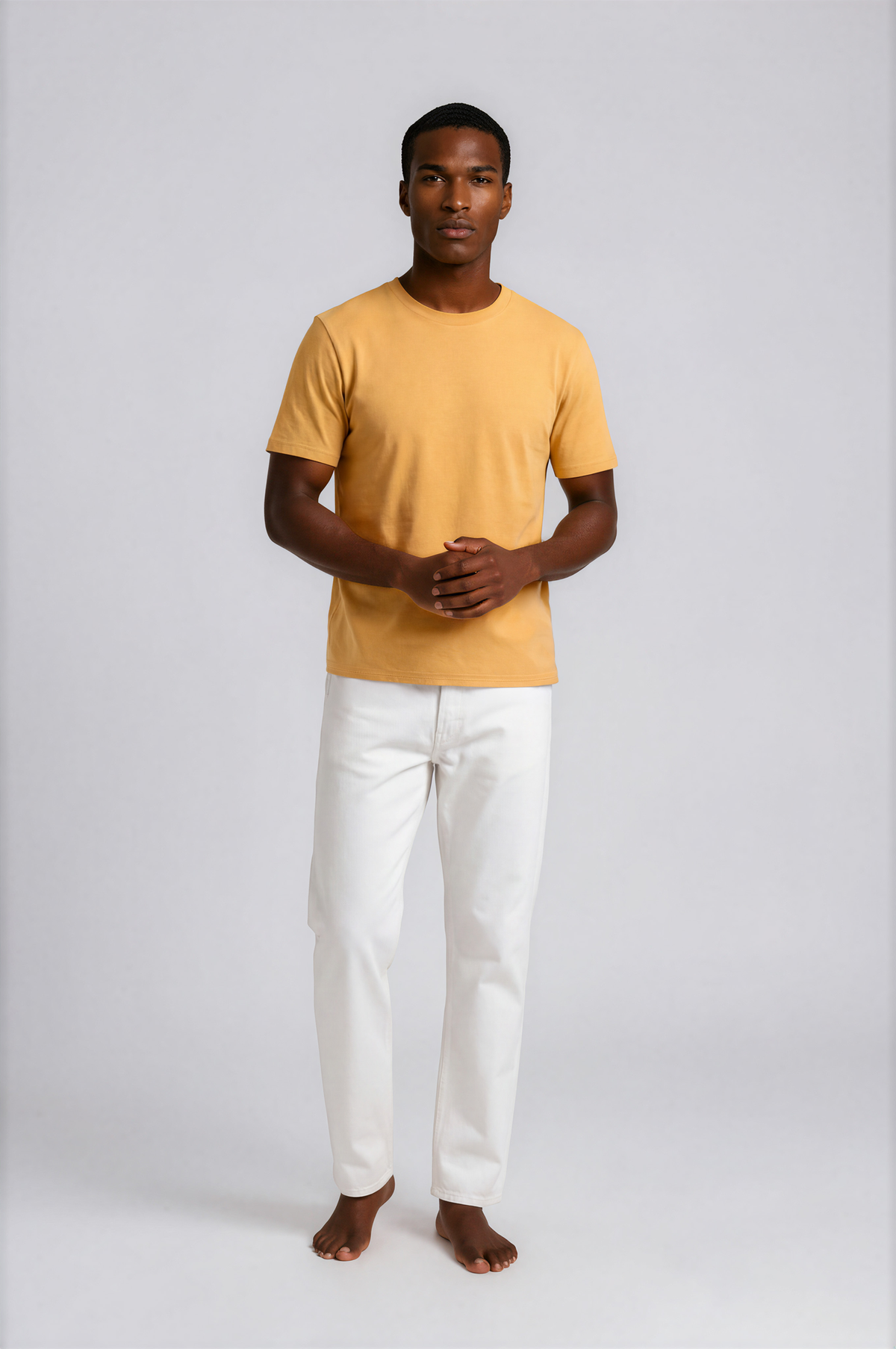 Camiseta Básica Premium Algodón Orgánico – Manga Corta Hombre