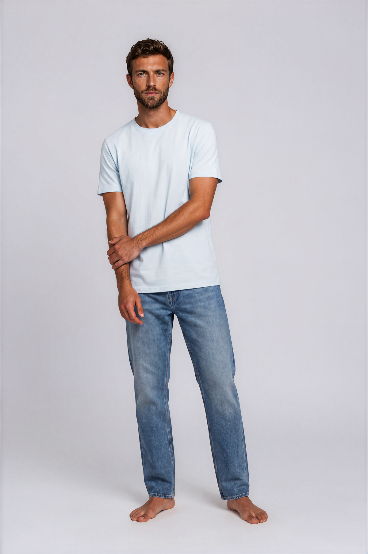 Camiseta Básica Premium Algodón Orgánico – Manga Corta Hombre