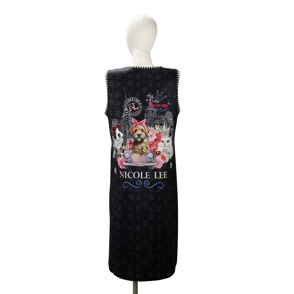 VESTIDO DE TIRANTES NICOLE LEE CON BRILLOS (FAMILY YEARBOOK)