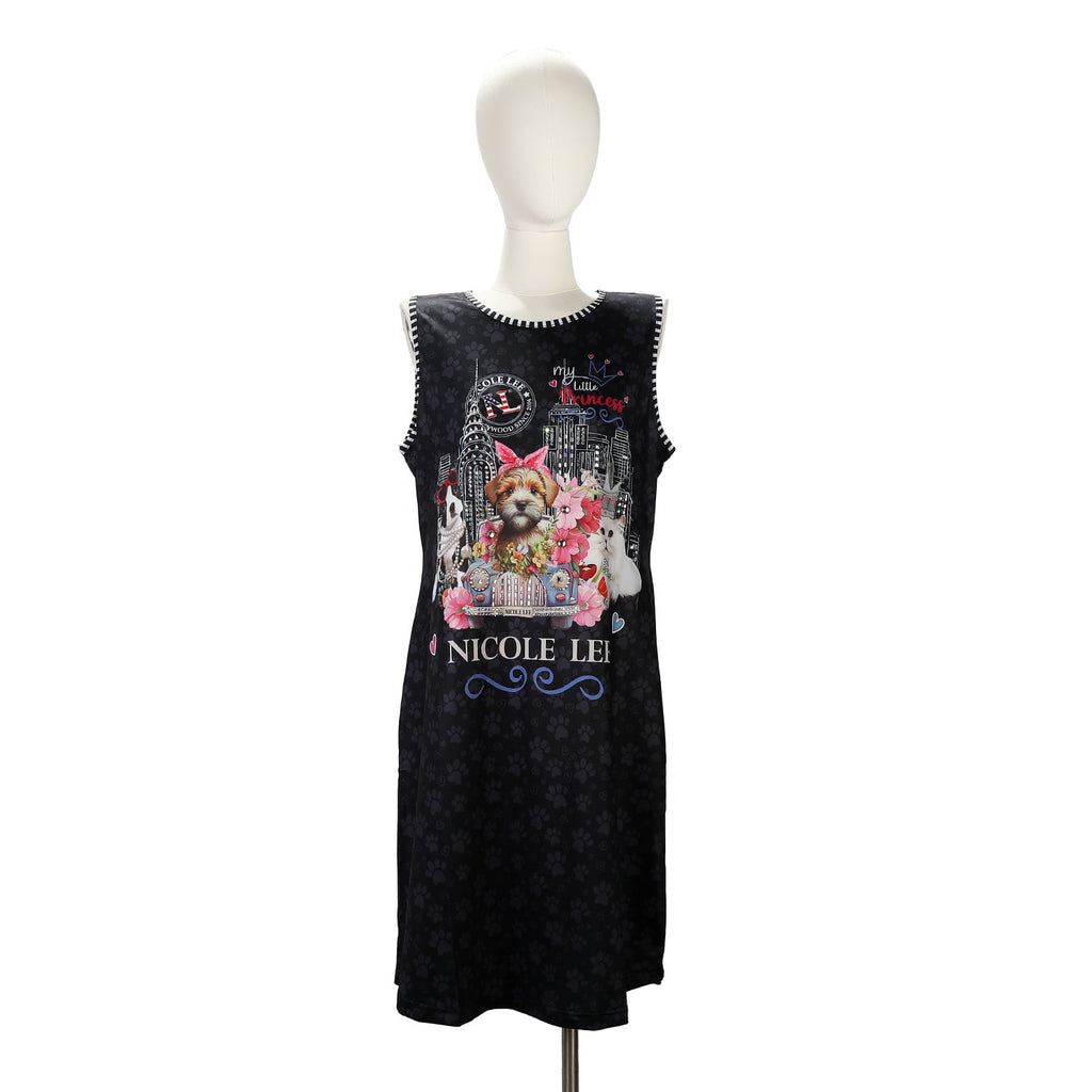 VESTIDO DE TIRANTES NICOLE LEE CON BRILLOS (FAMILY YEARBOOK)